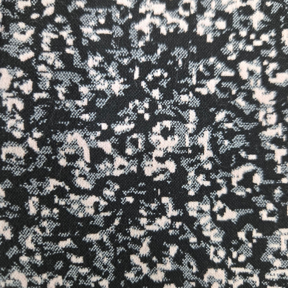 Calvin Klein Black Pink Animal Print Queen Anne Neck Sheath Dress Size 10 - Picture 4 of 8